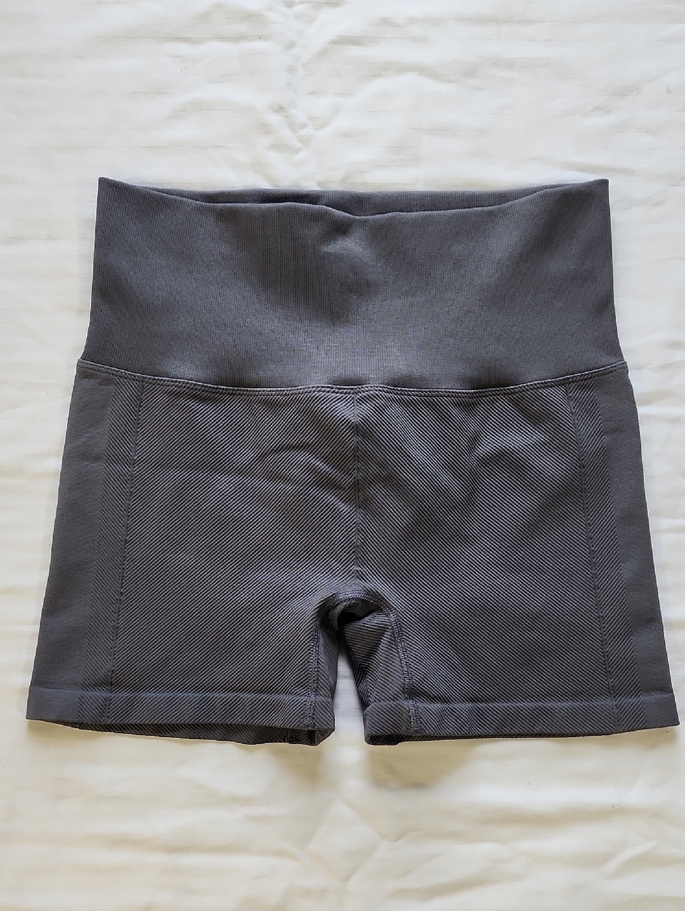 All In Motion Seamless Athletic Short High Rise Gray Sz M